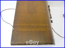 Vintage Used Old 1939 Philco Short Wave Audio Tube Radio Wood Case Parts