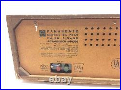 Vintage Used Panasonic RE-7369 FM-AM 2 Band 9 Transistor 6-Diode Radio Parts
