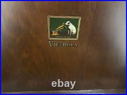 Vintage Victor RCA Tube Radio/Record Player Model 65U Not Working/For Parts