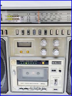 Vintage WILCO BoomBox Monster Radio Cassette Ghetto Blaster For Parts only