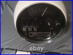 Vintage Weltron 2001 8 Track Player Radio White Space Ball AM/FM Radio For Parts