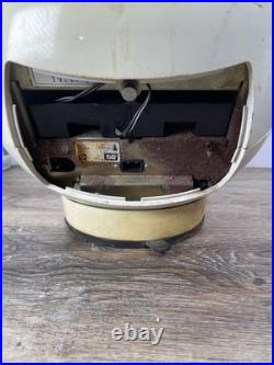 Vintage Weltron 2001 8 Track Player Radio White Space Ball AM/FM Radio For Parts
