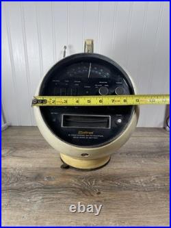 Vintage Weltron 2001 8 Track Player Radio White Space Ball AM/FM Radio For Parts