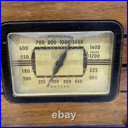 Vintage Westinghouse AM Broadcast Radio PC 363 Parts-Untested 1940s