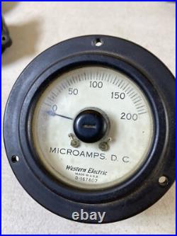 Vintage Weston 705 d-167807 other Electric ham Radio Gauges parts Lot 6D25