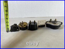 Vintage Weston 705 d-167807 other Electric ham Radio Gauges parts Lot 6D25