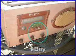 Vintage Wilcox-gay Recordio Radio As-is-as-found Parts Or Repair Only