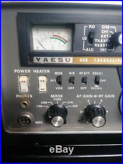 Vintage Yaesu Ft-101 Ham Radio SSB AM Transceiver for parts