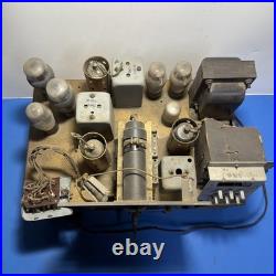 Vintage Zenith 10-S-470 Tube Radio Chassis 1940 Parts Repair Untested