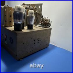 Vintage Zenith 10-S-470 Tube Radio Chassis 1940 Parts Repair Untested