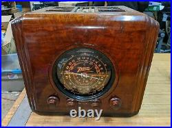 Vintage Zenith 5-S-126 AM Short Wave Radio For Parts
