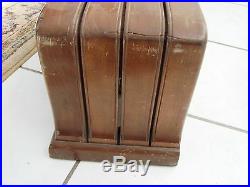 Vintage Zenith 5G534 Ingraham Double Toaster Cabinet For parts repair no knobs