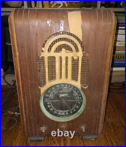 Vintage Zenith Model 5S228 Mini Tombstone AM/SW Tube Radio Parts Restoration