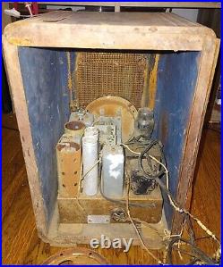 Vintage Zenith Model 5S228 Mini Tombstone AM/SW Tube Radio Parts Restoration