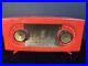 Vintage-Zenith-Red-Tube-Radio-Model-Bright-RED-Plastic-Parts-or-Repair-Retro-01-qn
