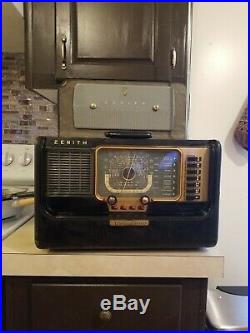 Vintage Zenith Shortwave Radio Wave Magnet Trans Oceanic For Parts Repair