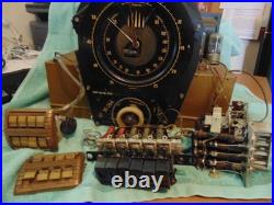 Vintage Zenith Split Second Tuning Tube Radio # S865781 FOR PARTS ONLY/ 1930'S