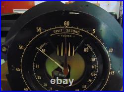 Vintage Zenith Split Second Tuning Tube Radio # S865781 FOR PARTS ONLY/ 1930'S