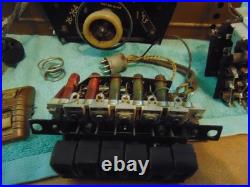 Vintage Zenith Split Second Tuning Tube Radio # S865781 FOR PARTS ONLY/ 1930'S