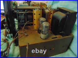 Vintage Zenith Split Second Tuning Tube Radio # S865781 FOR PARTS ONLY/ 1930'S