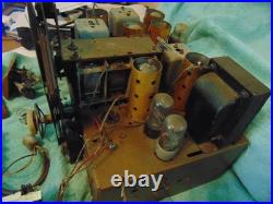 Vintage Zenith Split Second Tuning Tube Radio # S865781 FOR PARTS ONLY/ 1930'S