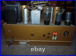 Vintage Zenith Split Second Tuning Tube Radio # S865781 FOR PARTS ONLY/ 1930'S