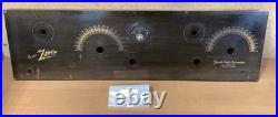 Vintage Zenith Super 28 Faceplate 1920s 6 Tube Radio Parts FREE SHIPPING