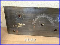 Vintage Zenith Super 28 Faceplate 1920s 6 Tube Radio Parts FREE SHIPPING