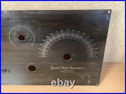 Vintage Zenith Super 28 Faceplate 1920s 6 Tube Radio Parts FREE SHIPPING