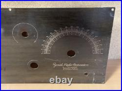 Vintage Zenith Super 28 Faceplate 1920s 6 Tube Radio Parts FREE SHIPPING