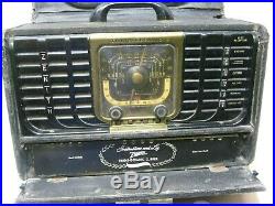 Vintage Zenith Trans-Oceanic Clipper Radio Model No. 8G005 for Parts or Restore