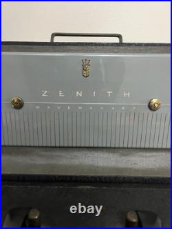 Vintage Zenith Trans-Oceanic Portable Tube Radio Non-Working / For Parts
