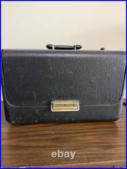 Vintage Zenith Trans-Oceanic Portable Tube Radio Non-Working / For Parts