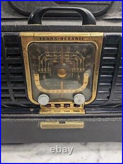 Vintage Zenith Trans-Oceanic Tube Radio Model 8G005YTZ1 UNTESTED PARTS/REPAIR