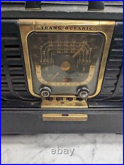 Vintage Zenith Trans-Oceanic Valve Radio Model 8G005YTZ1 UNTESTED PARTS REPAIR