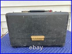 Vintage Zenith Trans-Oceanic Wave Magnet A600 6A40 Tube Radio with Log Book Parts