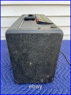 Vintage Zenith Trans-Oceanic Wave Magnet A600 6A40 Tube Radio with Log Book Parts