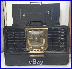Vintage Zenith Trans Oceanic Wave Magnet Shortwave Radio Parts Or Repair