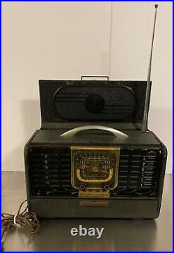 Vintage Zenith Trans-Oceanic Wave Magnet World Band Radio Model 8G005 For Parts