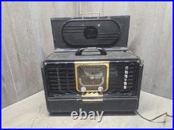 Vintage Zenith TransOceanic Portable Tube Radio Model 8G005tZ14 Parts Not Workn