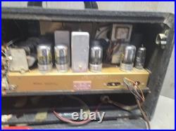 Vintage Zenith TransOceanic Portable Tube Radio Model 8G005tZ14 Parts Not Workn