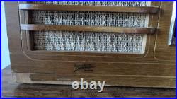 Vintage Zenith Tube Radio 5K037 Wood Case For Parts/Repair Transoceanic