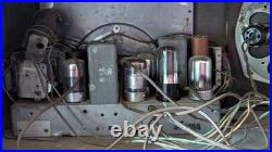 Vintage Zenith Tube Radio 5K037 Wood Case For Parts/Repair Transoceanic