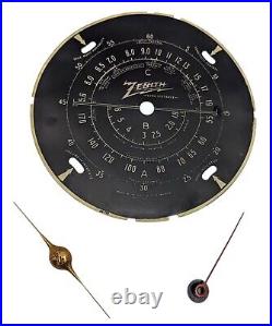 Vintage Zenith Tuner Dial 26-117 with'Z' Pointer & Red Pointer Original Parts