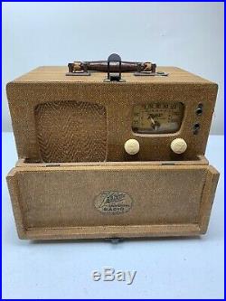 Vintage Zenith radio portable universal model 5G401 Parts Repair
