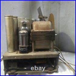 Vintage ge tube radio model a 63 for parts