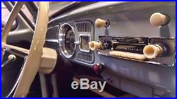 Vintage look Stereo Radio AM FM AUX USB iPod MP3 VW Bug Beetle 58-67 ivory knobs