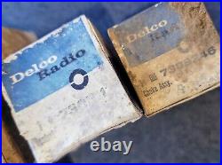 Vintage lot audio/radio 40 Pieces OEM, NOS, NIB AC Delco, Parts Remixed NOS/used