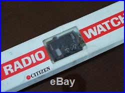 Vintage mens Citizen AM/FM Radio D031-086884Y radiowatch for parts no return