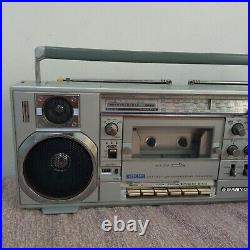 Vintage rare SANYO M 7900K mini and slim boombox sold as is for parts or repair